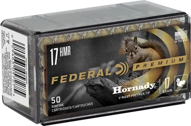 Federal .17 HMR V-Shok 17gr Hornady V-Max Ammo