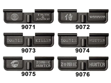 NDZ 308 AR-10 Ejection Port Dust Cover BLK - Lasered (12) Veritas & More