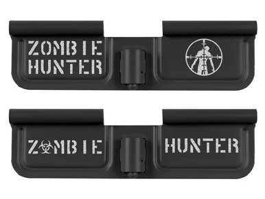 NDZ 308 AR-10 Ejection Port Dust Cover BLK - Lasered (13) Zombie Hunter Scope MORE
