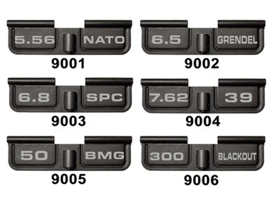 NDZ AR Ejection Port Dust Cover Black - Lasered (01) 5.56 NATO & More