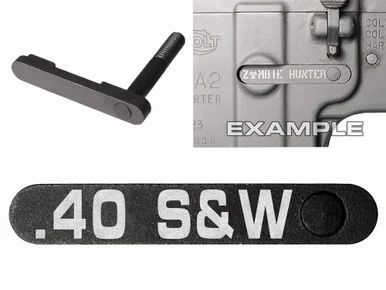 NDZ AR-15 SW 15-22 Black Magazine Catch 40 SW