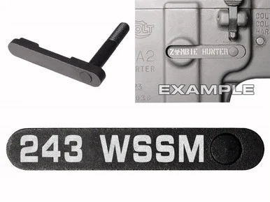 NDZ AR-15 SW 15-22 Black Magazine Catch 243 WSSM