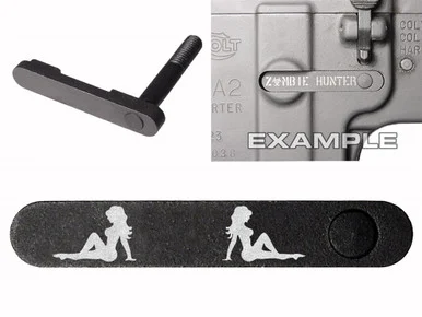 NDZ AR-15 SW 15-22 Black Magazine Catch Trucker Lady