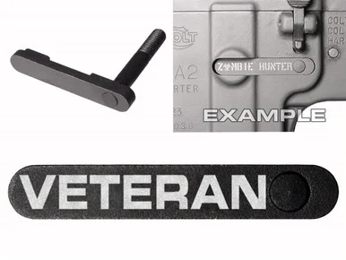 NDZ AR-15 SW 15-22 Black Magazine Catch Veteran