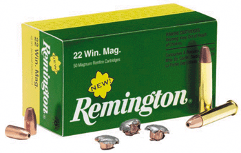 Remington .22 WMR 40gr JHP Ammo
