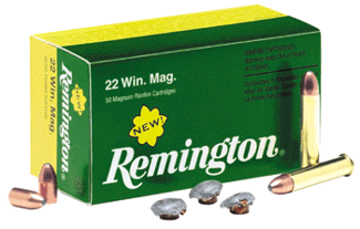 Remington .22 WMR 40gr PSP Ammo