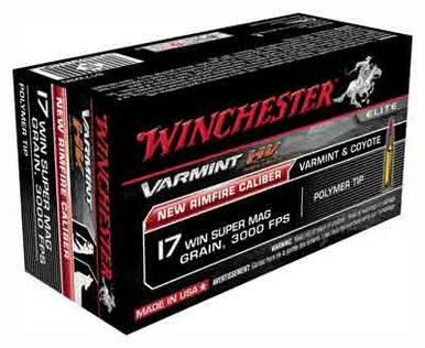 Winchester .17 WSM Varmint High Energy 25gr PolyTip Ammo