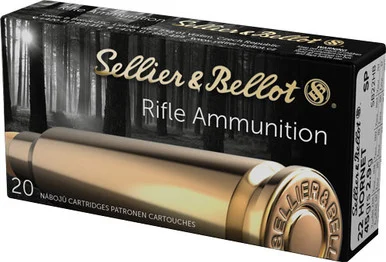 Sellier and Bellot .22 Hornet Rifle 45gr JSP Ammo