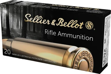 Sellier and Bellot 5.6x52mm Rimmed Rifle 70gr JSP Ammo