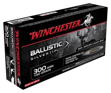 Winchester .300 WSM Ballistic Silvertip 150gr PolyTip Ammo