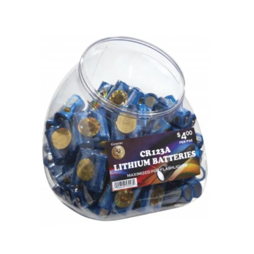 CR123A Battery - Jar of 100