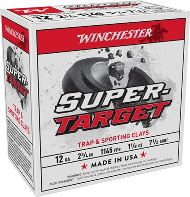 Winchester TRGT127 12 Gauge1-1/8oz #7.5 1145 FPS.