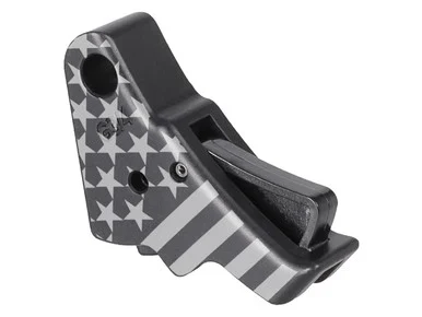 Apex Glock Gen 1-4 Enhancement Trigger Shoe in Black with US Flag, V1