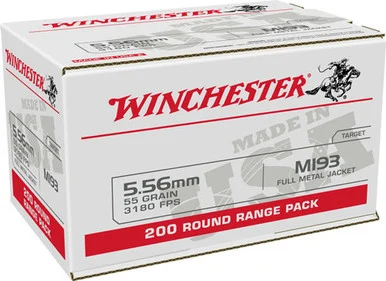 WINCHESTER USA 5.56X45 55GR-FMJ 800RD CASE LOT
