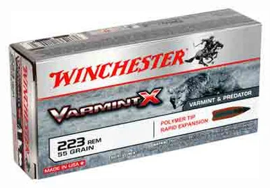 Winchester X223P Varmint X Polymer Tip 55 Grain .223 Remington