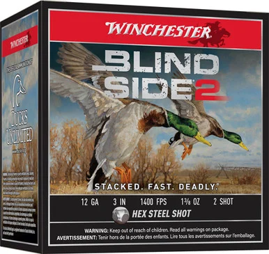 Winchester Blind Side 2 12 Gauge 3" 1 3/8 oz #2 Shot