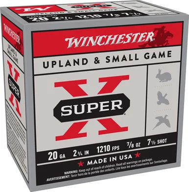 Winchester 20 Gauge XU207 2.75" 7/8oz 7.5 Shot
