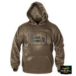 BANDED "b" LOGO HOODIE - SPANISH MOSS