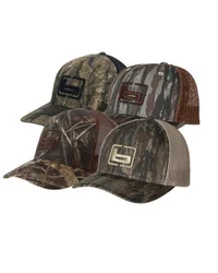 BANDED GEAR CAMO TRUCKER HUNTING CAP W/ "b" LOGO