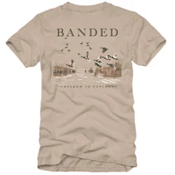 Banded Flying Mallards Short Sleeve Logo T-Shirt