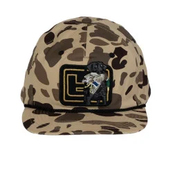 Banded Waterfowl Duck Camo Logo Cap