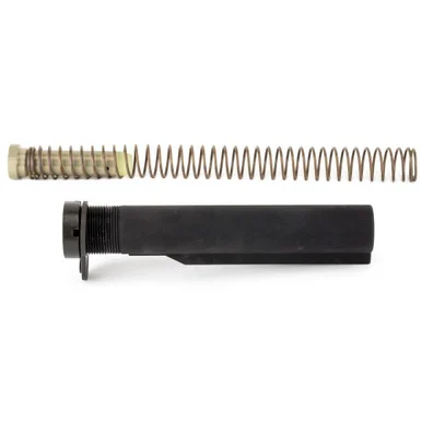 Bravo Company, Stock Hardware Mount Kit, Fits AR Rifles, Mil-Spec Buffer Tube, Stock Kit Contains Buffer, Tube, Spring, & Hardware, Black