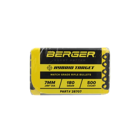 Berger 28707: 7mm 180gr Hybrid Target, 500/Box