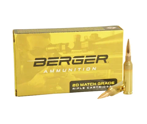Berger Ammunition: 6.5 Creedmoor 153.5gr LR Hybrid, 20/Box
