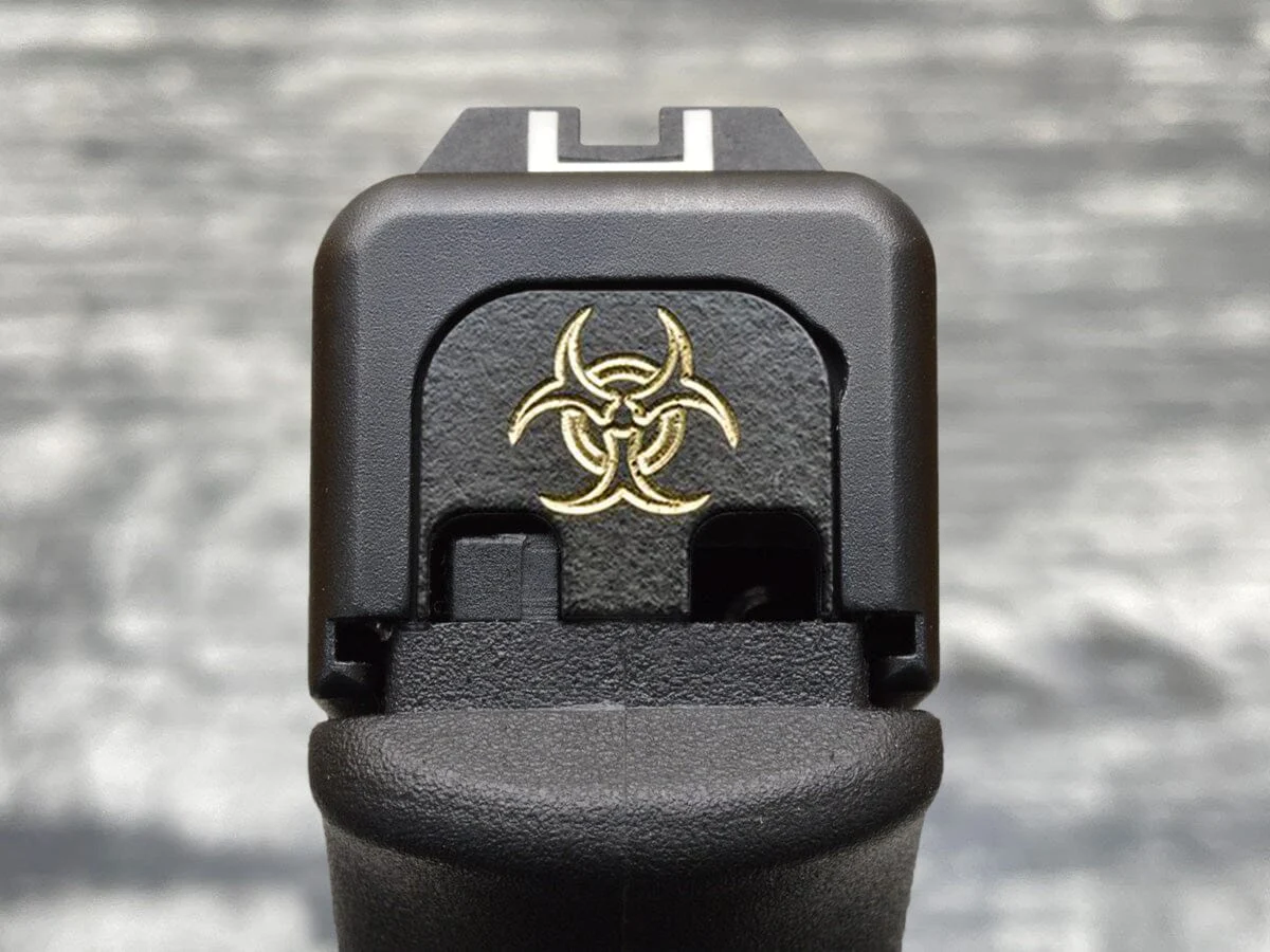Milspin Biohazard Slide Back Plate