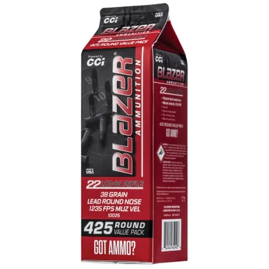 CCI .22 Long Rifle Blazer 38gr Solid Ammo