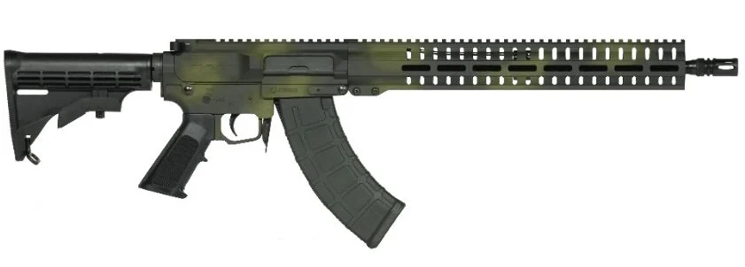 CMMG RESOLUTE 100 MK47 RIFLE, RATTLE CAN PATTERN, 7.62x39mm