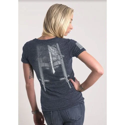 9 Lline Daniel Defense Women's Spartan T-Shirt - Navy