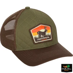 NON-TYPICAL BY DRAKE WATERFOWL QUILTED SUNSET PATCH CAP