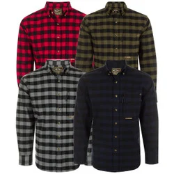 Drake Waterfowl Autumn Brushed Twill Buffalo Plaid Long Sleeve Shirt