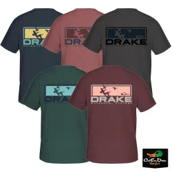 DRAKE WATERFOWL KNOCKOUT LOGO SHORT SLEEVE T-SHIRT