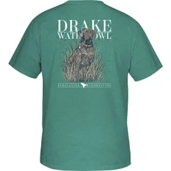 Drake Waterfowl Chocolate Lab Short Sleeve T-Shirt