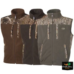 DRAKE WATERFOWL MST WINDPROOF LAYERING TWO TONE VEST CAMO