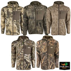 DRAKE WATERFOWL TECHNICAL PERFORMANCE FLEECE FULL ZIP JACKET