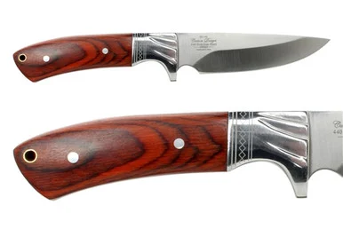 Elkridge 9" Full Tang Fixed Blade Wood Handle Knife ER-148 (*LZ)