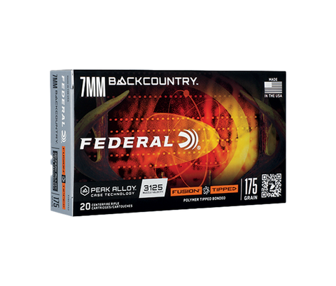 Federal: 7mm Backcountry Fusion Tipped - 175gr 20/Box