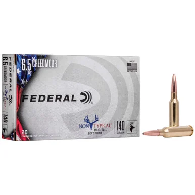 Federal 6.5 Creedmoor Non Typical 140gr SP Ammo