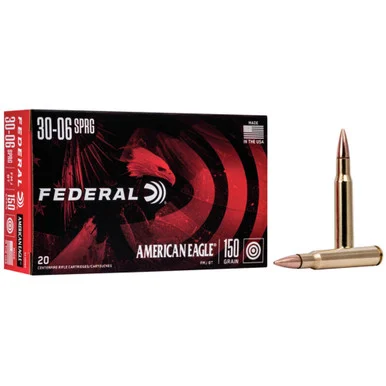Federal .30-06 Springfield American Eagle 150gr FMJ BT Ammo