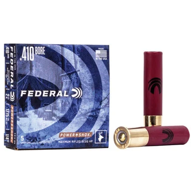 Federal Power-Shok Maximum Rifled Slug Hollow Point .410 Bore 2.5 in 1/4 oz Slug