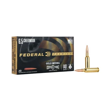 Federal 6.5 Creedmoor Gold Medal 140gr OTM Ammo