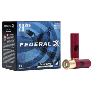 Federal H2896 Game-Shok High Brass 28 Gauge 2-3/4 1oz #6 1220 fps