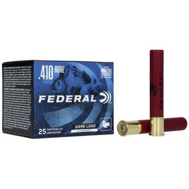 Federal GameShok Game Load ShotUpland High Brass .410 Bore 3 in 11/16 oz #4