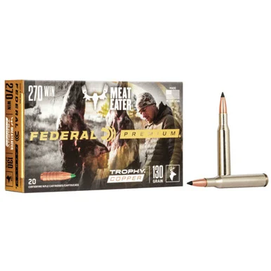 Federal P270TC1 Premium Trophy Copper 130 Grain .270 Winchester 3060 fps