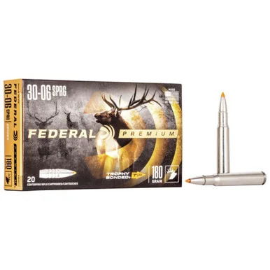 Federal .30-06 Springfield 180gr Trophy Bonded Tip Ammo