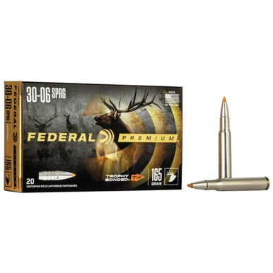 Federal .30-06 Springfield 165gr Trophy Bonded Tip Ammo