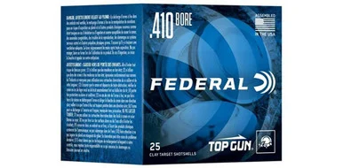 Federal .410 Bore TGS412149 Top Gun Sporting 2.5" 1/2oz 9 Shot
